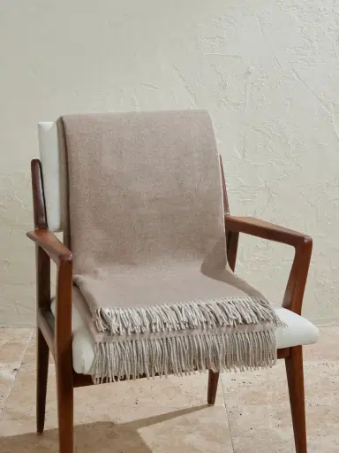 Brunello Cucinelli Fringed Cashmere and Silk-Blend Throw - Men | Thumbnail 1