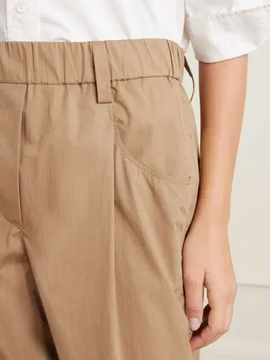 Brunello Cucinelli Cotton-voile Tapered Pants | Thumbnail 5 Brunello Cucinelli Cotton-voile Tapered Pants | Thumbnail 5