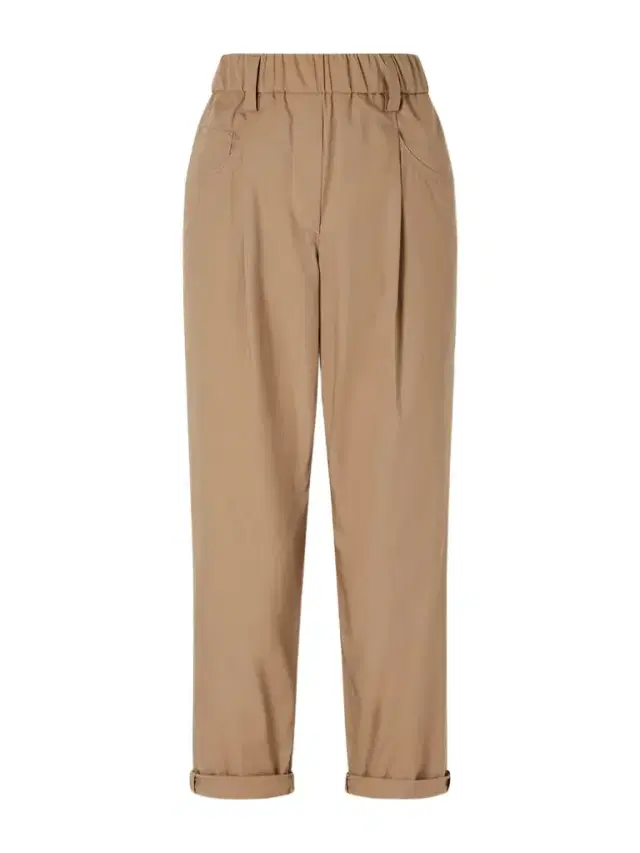 Cotton-voile Tapered Pants