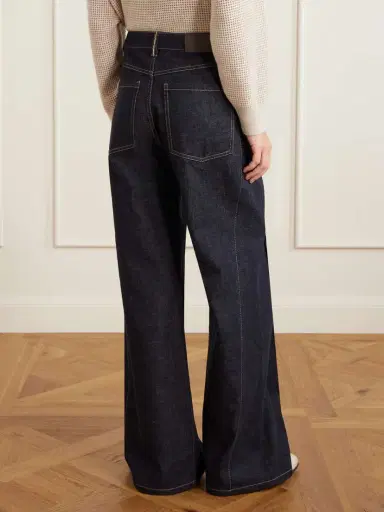 Brunello Cucinelli High-rise Wide-leg Jeans | Thumbnail 4 Brunello Cucinelli High-rise Wide-leg Jeans | Thumbnail 4