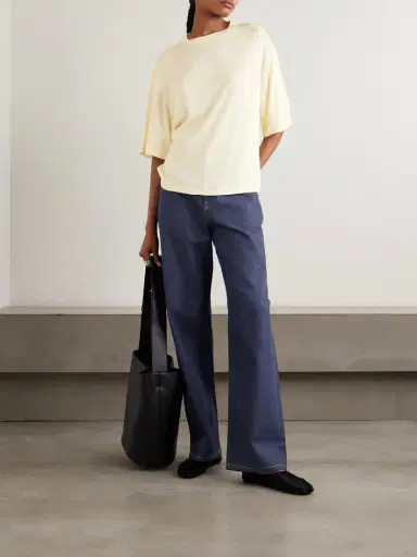 RÓHE Oversized Wool-jersey T-shirt | Thumbnail 2