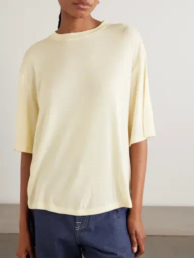 RÓHE Oversized Wool-jersey T-shirt | Thumbnail 3