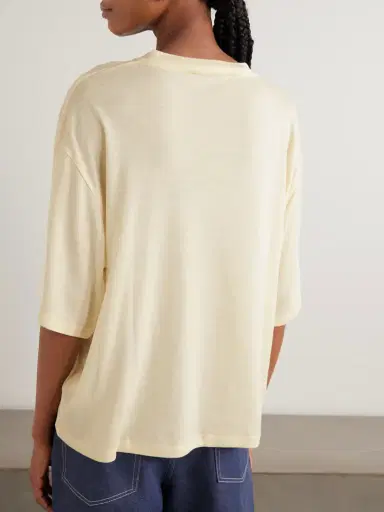 RÓHE Oversized Wool-jersey T-shirt | Thumbnail 4