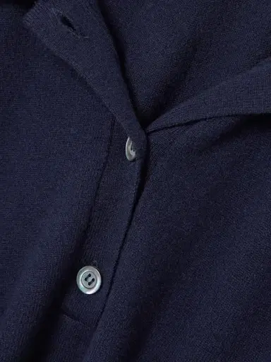 RÓHE Merino Wool And Cashmere-blend Polo Sweater | Thumbnail 5 RÓHE Merino Wool And Cashmere-blend Polo Sweater | Thumbnail 5