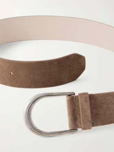 Brunello Cucinelli Bead-embellished Suede Belt | Thumbnail 3 Brunello Cucinelli Bead-embellished Suede Belt | Thumbnail 3