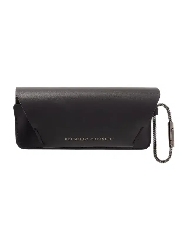 Brunello Cucinelli Leather Glasses Case