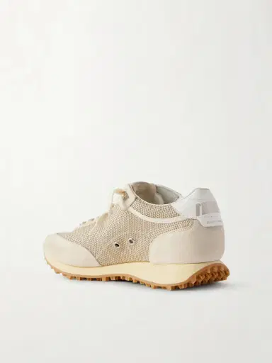 Golden Goose Running Marathon Suede And Leather-trimmed Mesh Sneakers | Thumbnail 3