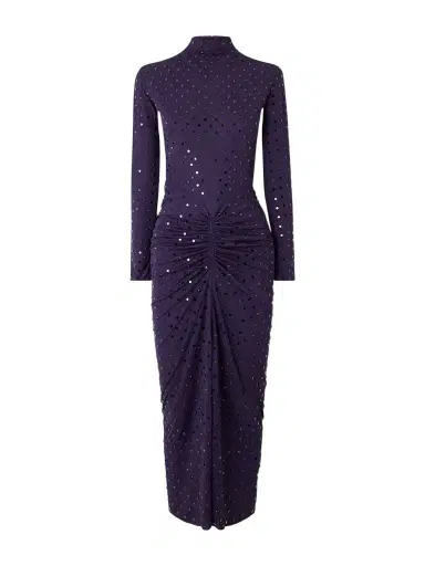 Alaïa Gathered Crystal-embellished Jersey Midi Dress | Thumbnail 1