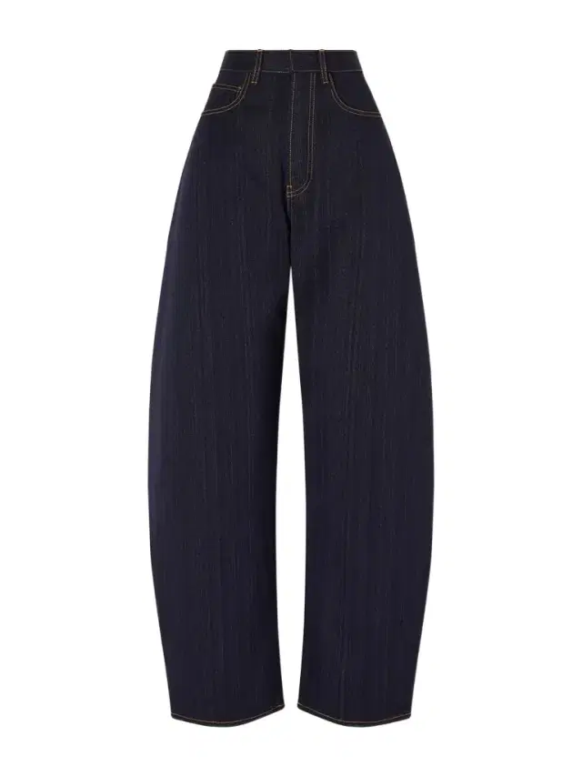 Alaïa Denim High-rise Barrel-leg Jeans