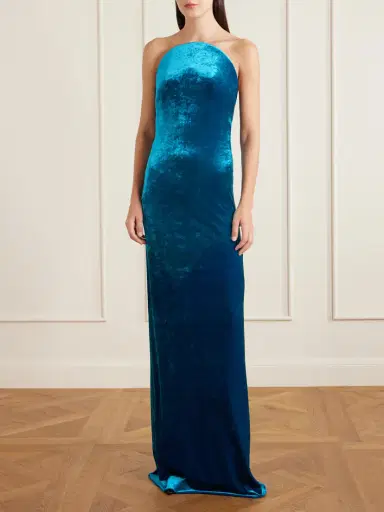 Alaïa Strapless Velvet Gown | Thumbnail 2 Alaïa Strapless Velvet Gown | Thumbnail 2