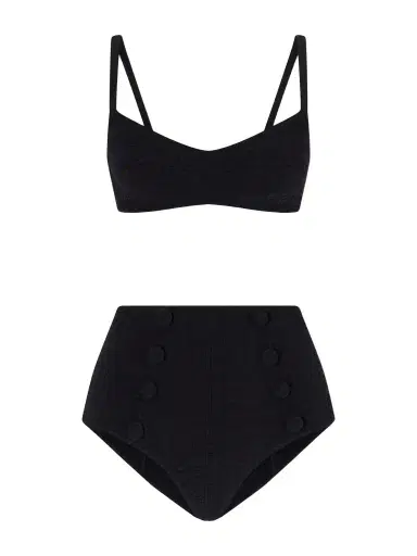 Lisa Marie Fernandez Seersucker Bikini | Thumbnail 1 Lisa Marie Fernandez Seersucker Bikini | Thumbnail 1