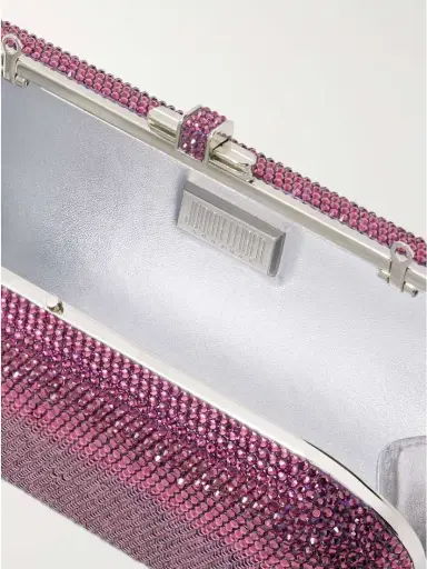 Judith Leiber Couture Long Slide Crystal-embellished Silver-tone Clutch | Thumbnail 6 Judith Leiber Couture Long Slide Crystal-embellished Silver-tone Clutch | Thumbnail 6