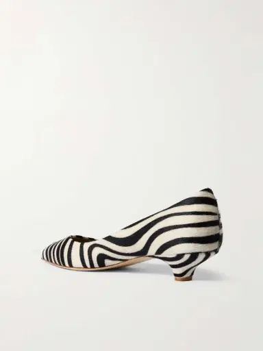 Jamie Haller Kitty Point Zebra-print Pony Hair Pumps | Thumbnail 3 Jamie Haller Kitty Point Zebra-print Pony Hair Pumps | Thumbnail 3