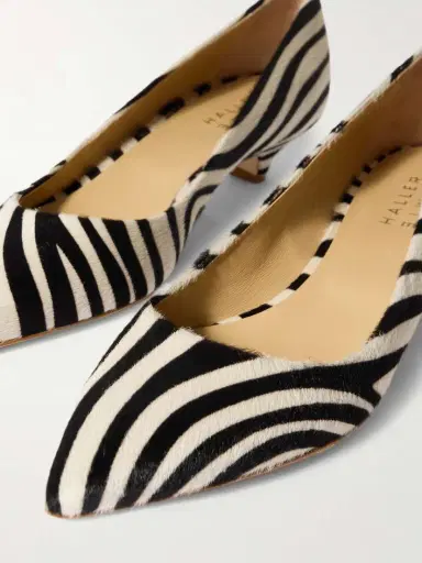 Jamie Haller Kitty Point Zebra-print Pony Hair Pumps | Thumbnail 4 Jamie Haller Kitty Point Zebra-print Pony Hair Pumps | Thumbnail 4