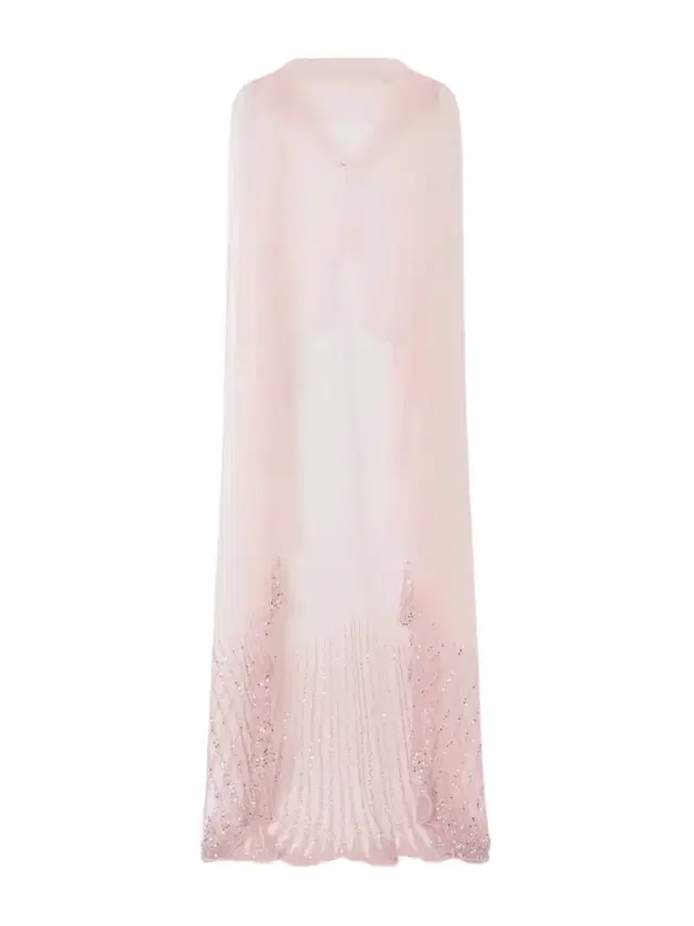 Moonray Scalloped Embellished Tulle Cape