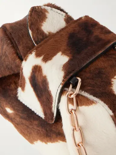 Gabriela Hearst Soft Demi Cow-print Calf Hair Clutch | Thumbnail 4