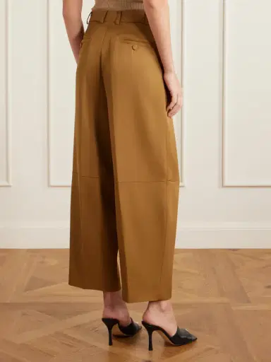 Altuzarra Dash Pleated Twill Barrel-leg Pants | Thumbnail 4 Altuzarra Dash Pleated Twill Barrel-leg Pants | Thumbnail 4