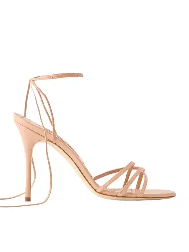 Manolo Blahnik Leva 105 Leather Sandals | Thumbnail 1 Manolo Blahnik Leva 105 Leather Sandals | Thumbnail 1