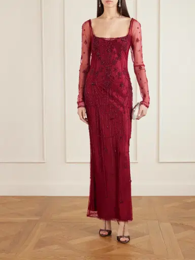 Clio Peppiatt Chandelier Embellished Tulle Gown | Thumbnail 2 Clio Peppiatt Chandelier Embellished Tulle Gown | Thumbnail 2