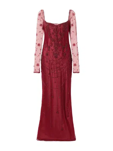 Clio Peppiatt Chandelier Embellished Tulle Gown | Thumbnail 1 Clio Peppiatt Chandelier Embellished Tulle Gown | Thumbnail 1