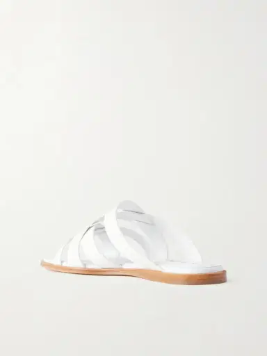Manolo Blahnik Marvina Leather Slides | Thumbnail 3 Manolo Blahnik Marvina Leather Slides | Thumbnail 3