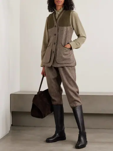 Purdey Checked Wool-tweed Vest | Thumbnail 2