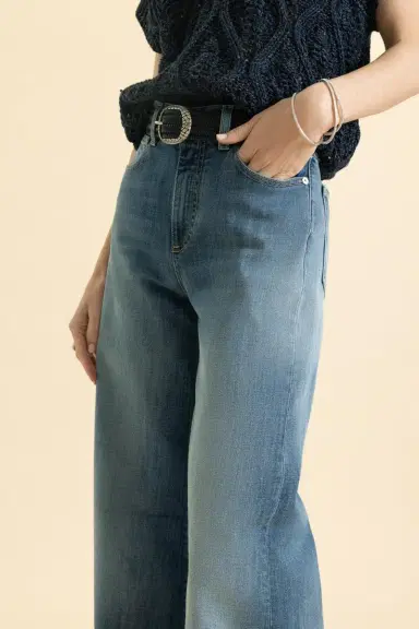 ELEVENTY Crop Flare Jean | Thumbnail 3