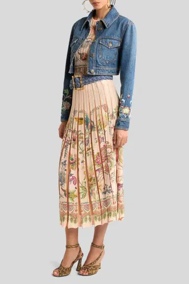 Etro Embroidered Crop Jacket | Thumbnail 2