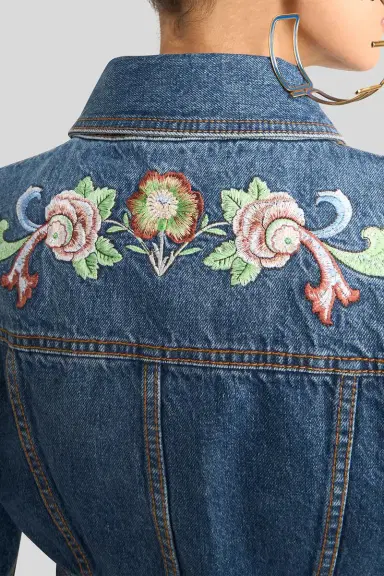 Etro Embroidered Crop Jacket | Thumbnail 3