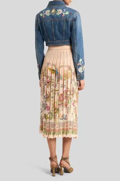 Etro Embroidered Crop Jacket | Thumbnail 4