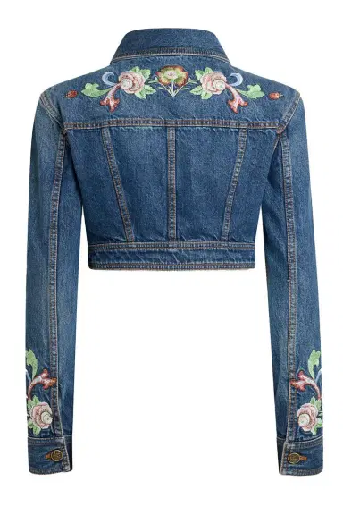 Etro Embroidered Crop Jacket | Thumbnail 5