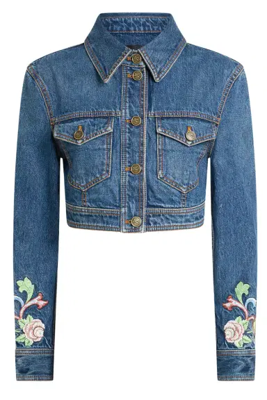 Etro Embroidered Crop Jacket | Thumbnail 1
