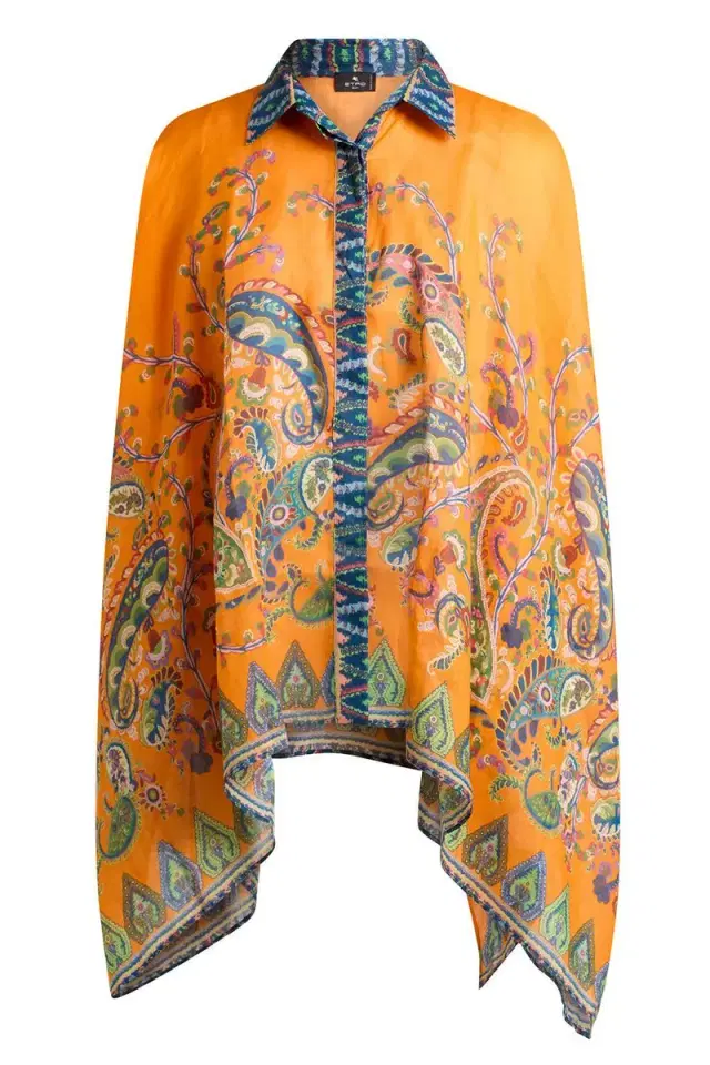 Flare Poncho Beach Blouse