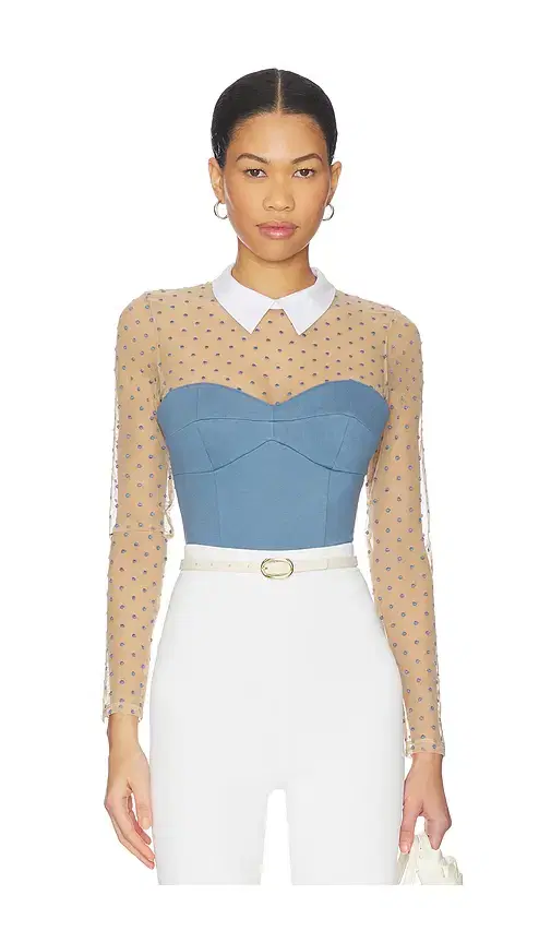 Collared Bodysuit