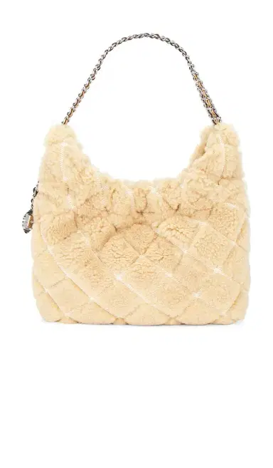 Tory Burch Fleming Shearling Mini Hobo Bag | Thumbnail 2