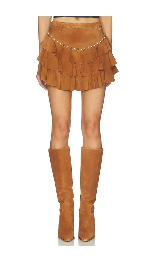 x REVOLVE Frill Mini Skirt