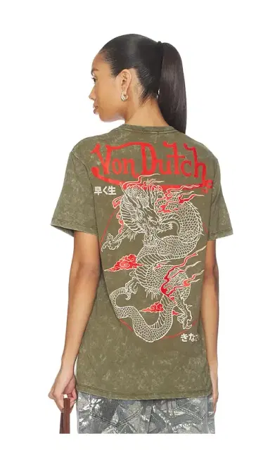 Von Dutch Dragon Washed Tee | Thumbnail 1
