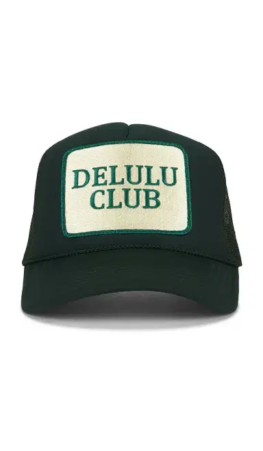 Friday Feelin Delulu Club Trucker Hat | Thumbnail 1