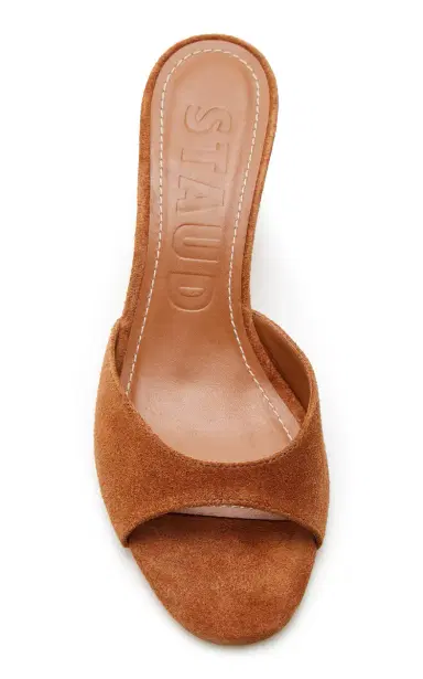 Staud Brigette Suede Wedge Mules | Thumbnail 3