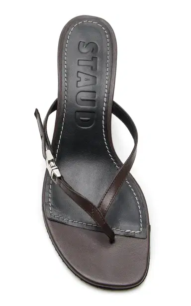 STAUD Flynn Leather Kitten Heels | Thumbnail 4 STAUD Flynn Leather Kitten Heels | Thumbnail 4