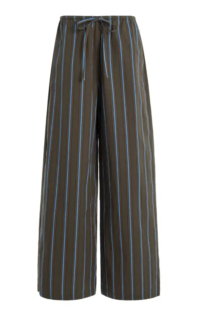 Mateo Striped Cotton Pants