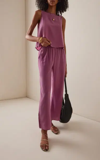 Asceno Loreto Silk Trousers | Thumbnail 2