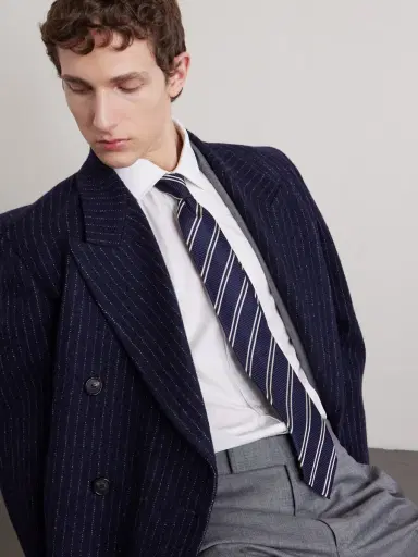 Tom Ford 8cm Striped Silk-Jacquard Tie - Men | Thumbnail 2