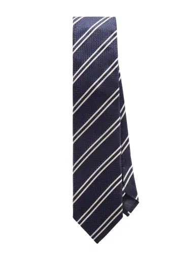 Tom Ford 8cm Striped Silk-Jacquard Tie - Men | Thumbnail 1
