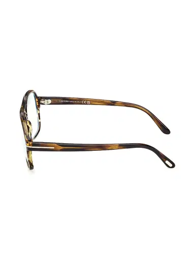 Tom Ford Men's 58MM Blue Block Aviator Eyeglasses - Brown | Thumbnail 3 Tom Ford Men's 58MM Blue Block Aviator Eyeglasses - Brown | Thumbnail 3