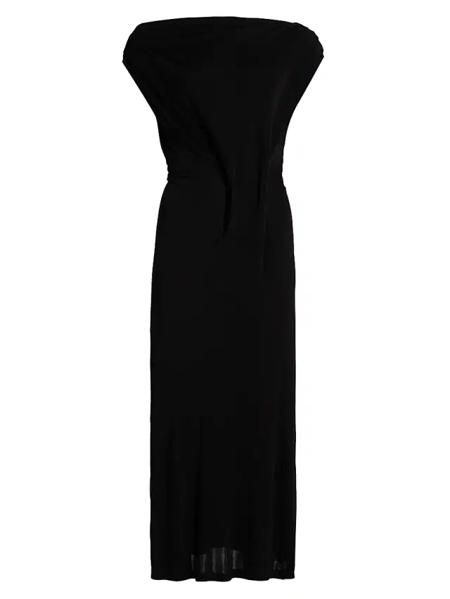 Co Women's Off-The-Shoulder Midi-Dress - Black