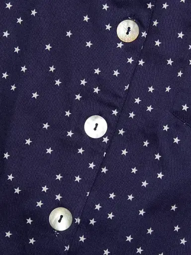Papinelle Women's Stars Cotton Pajamas - Navy | Thumbnail 7 Papinelle Women's Stars Cotton Pajamas - Navy | Thumbnail 7
