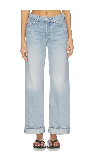 Mother The Dodger Button Hover Cuff Jeans | Thumbnail 2 Mother The Dodger Button Hover Cuff Jeans | Thumbnail 2