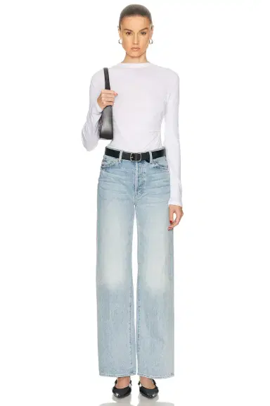 Mother The Dodger Button Hover Cuff Jeans | Thumbnail 8 Mother The Dodger Button Hover Cuff Jeans | Thumbnail 8