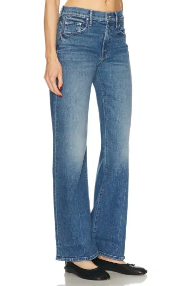 Mother The Mid Rise Lasso Sneak Jeans | Thumbnail 4 Mother The Mid Rise Lasso Sneak Jeans | Thumbnail 4
